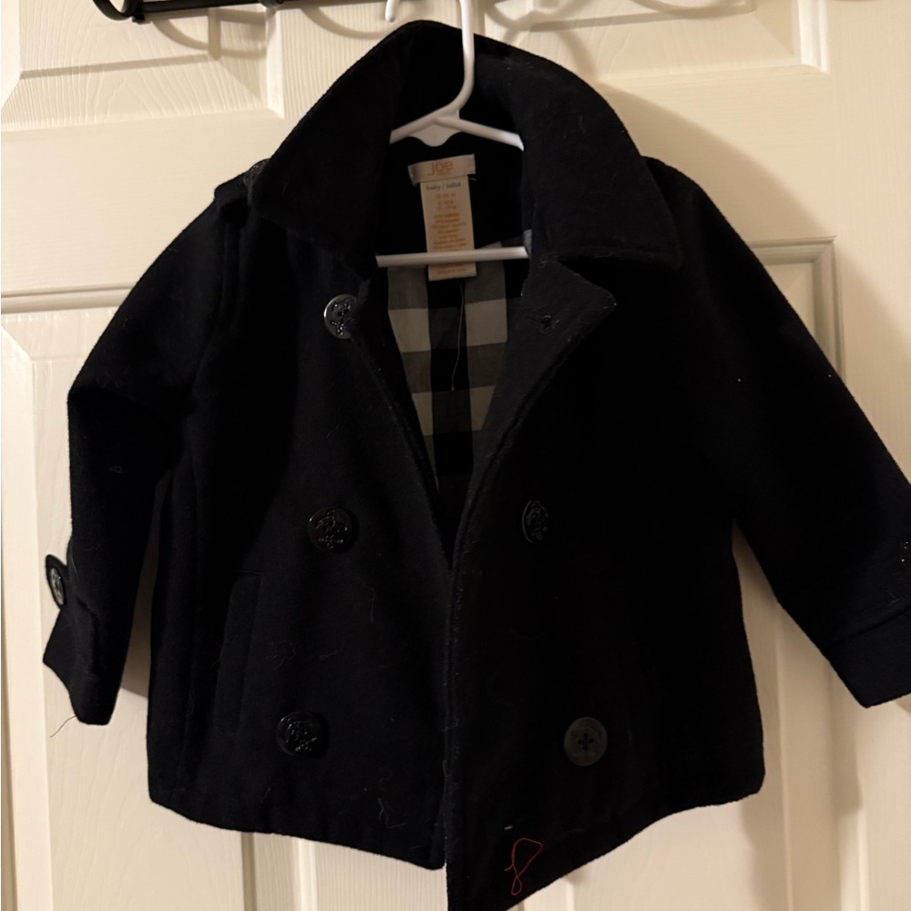 Joe Fresh Black Pea Coat Timeless Style